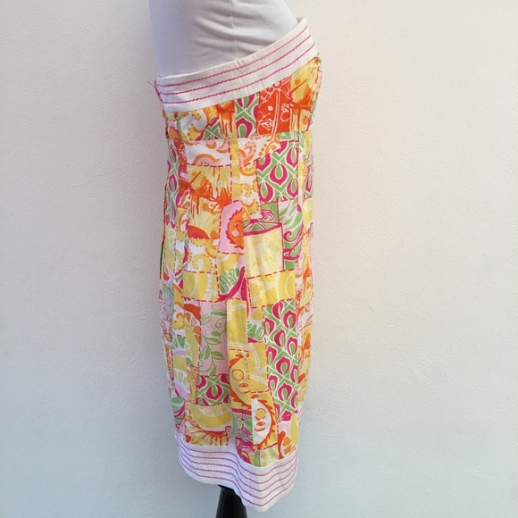 Lilly Pulitzer Strapless Dress size 4 - Picture 4 of 8